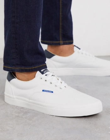 Jack & Jones Canvas Plimsolls Bijele - Muške Tenisice | 10894JDHP